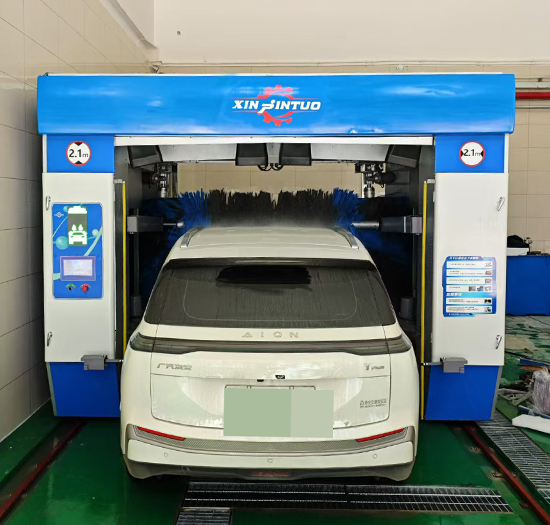 山西单位安装日森全自动电脑洗车机