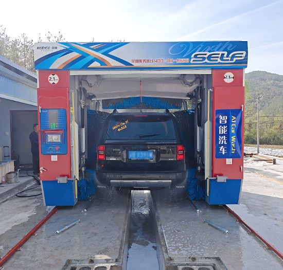 重庆加油站安装日森无人值守洗车机