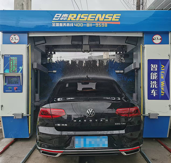 重庆加油站安装日森智能洗车设备