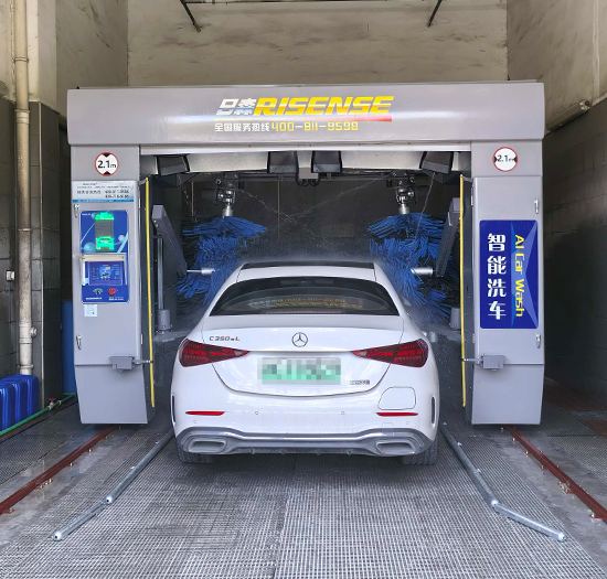 浙江单位安装日森智能洗车设备